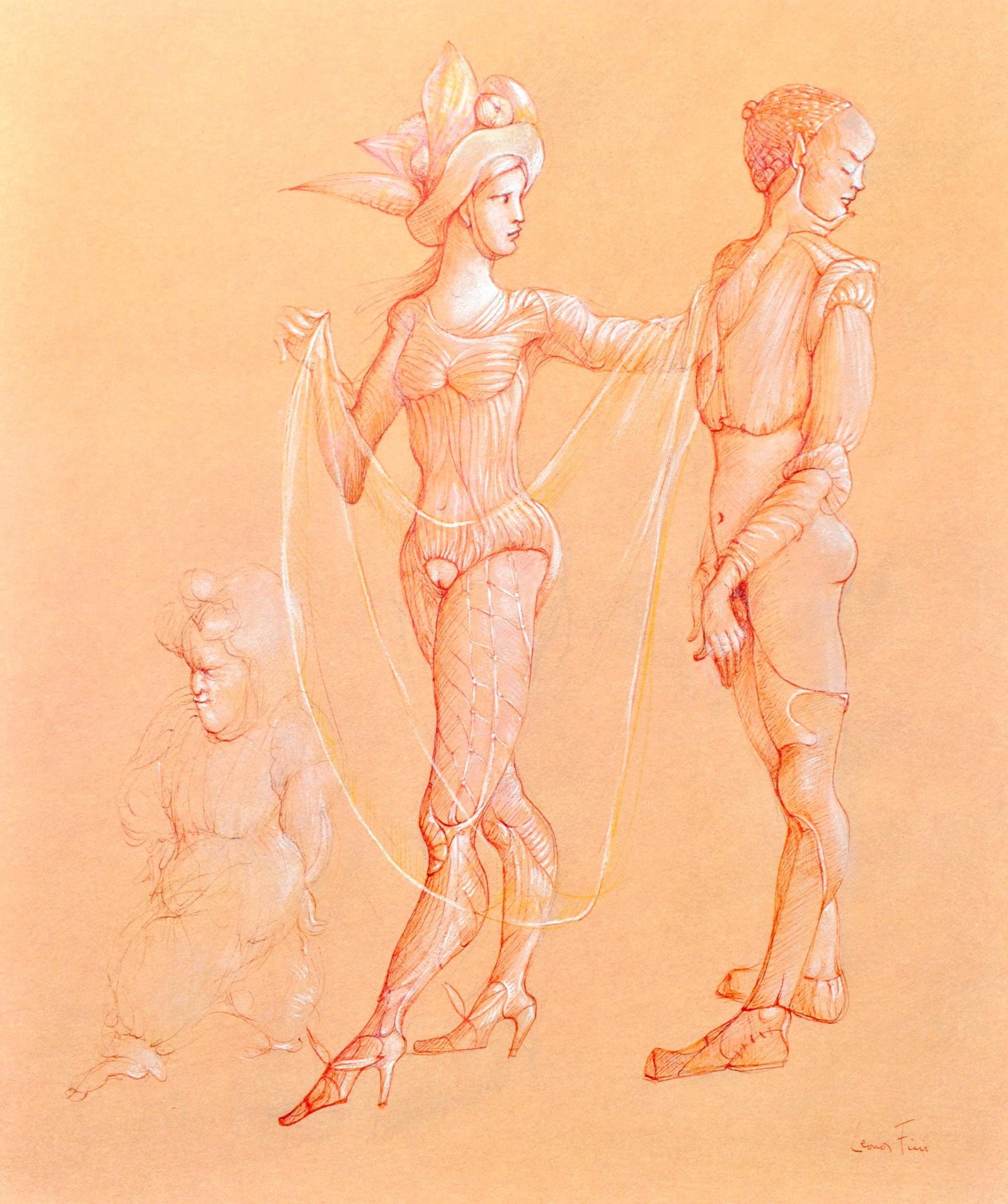 Leonor Fini, Composition, Fruits de la Passion, XXe siecle, Limited Edition Heliogravure (1 of 4)