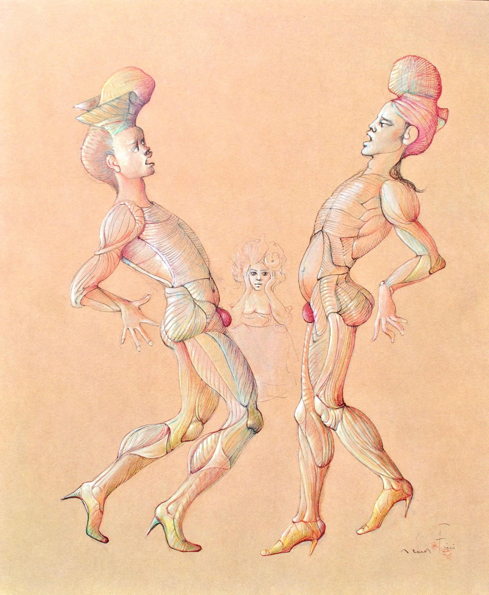 Leonor Fini, Composition, Fruits de la Passion, XXe siecle, Limited Edition Heliogravure (1 of 4)