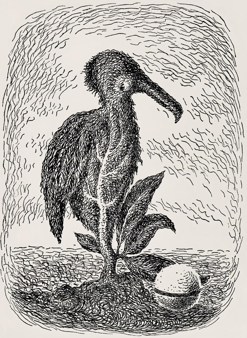 Rene Magritte, Composition, Les chants de Maldoror, Limited Edition Lithograph (1 of 4)