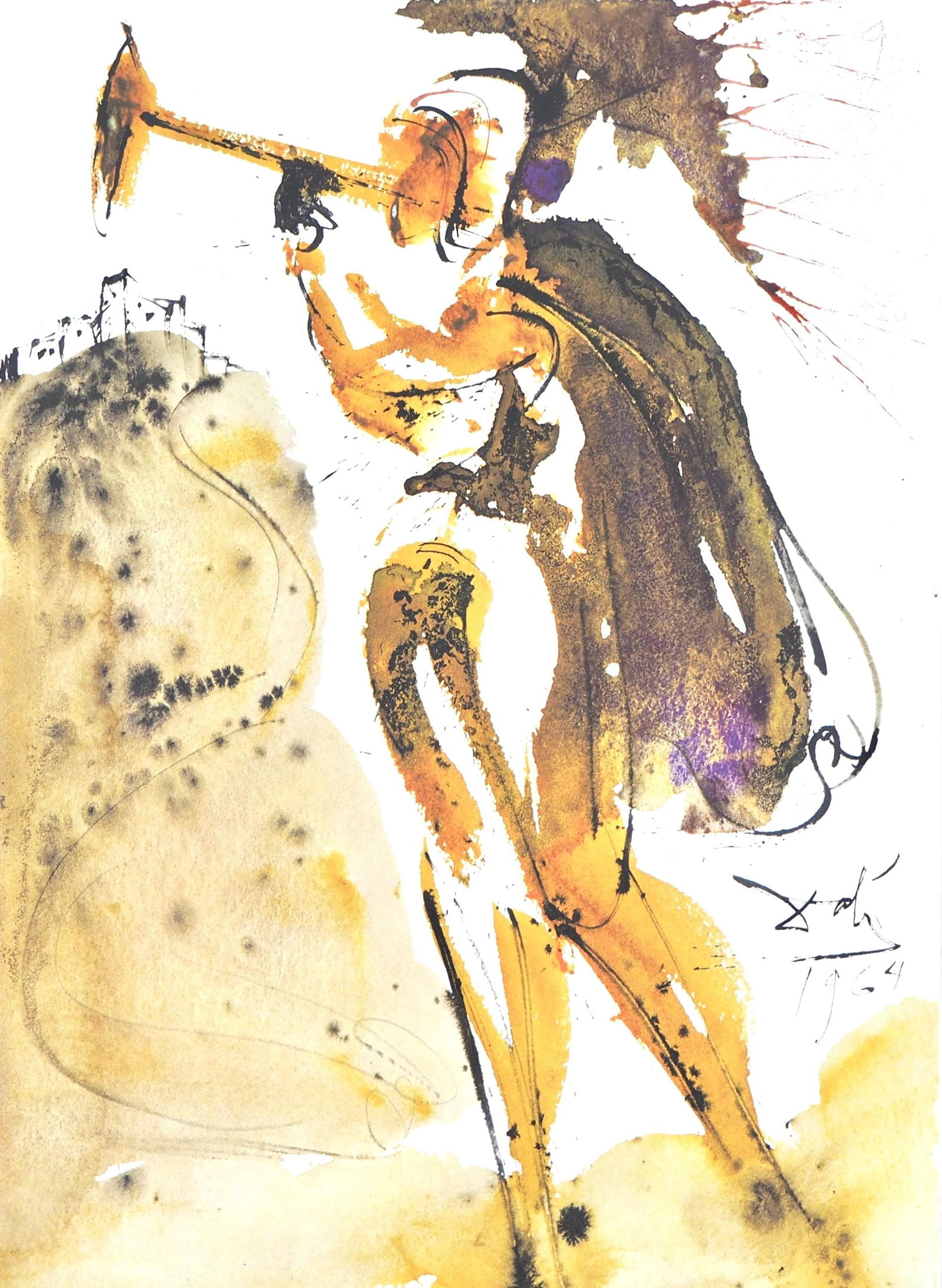 Salvador Dali, Composition (Michler/Lopsinger 1600; Field 69-3), Biblia Sacra, Limited Edition (1 of 4)