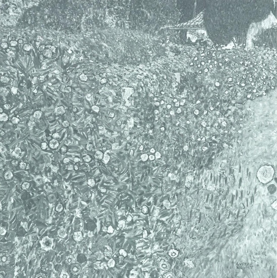 Gustav Klimt, Italienische Landschaft, from Eine Nachlese, Limited Edition Heliogravure and: Heliogravure and collotype on velin paper. Paper size: 18.86 x 17.91 inches, overall; 12.28 x 12.09 inches, image size. Inscription: Signed in the plate, and unnumbered, as issued. Condition: Very goo