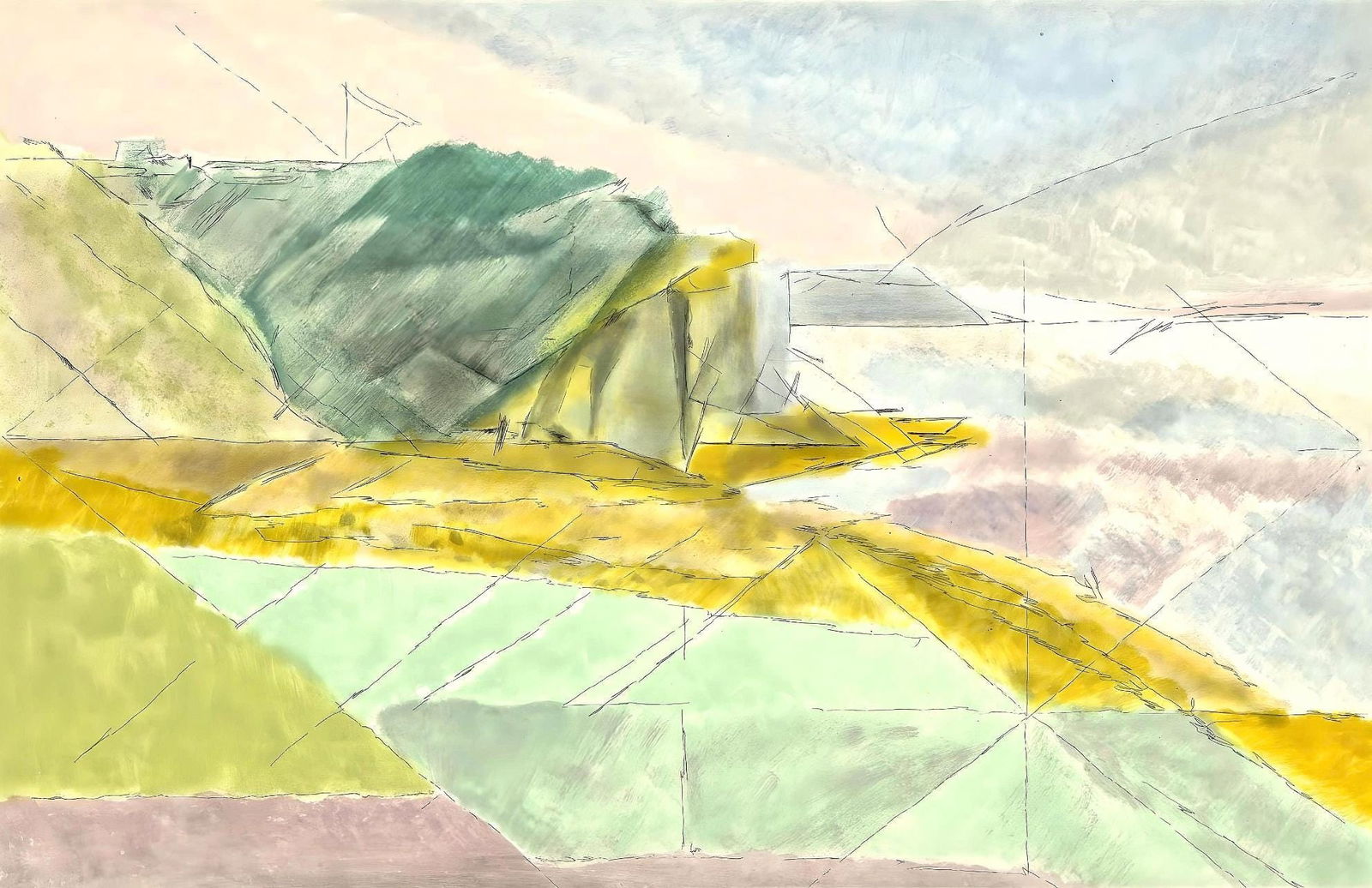 Jacques Villon, Composition (Ginestet/Pouillon 42-64), Hesiode, Les Travaux et les Jours, Limited (1 of 4)