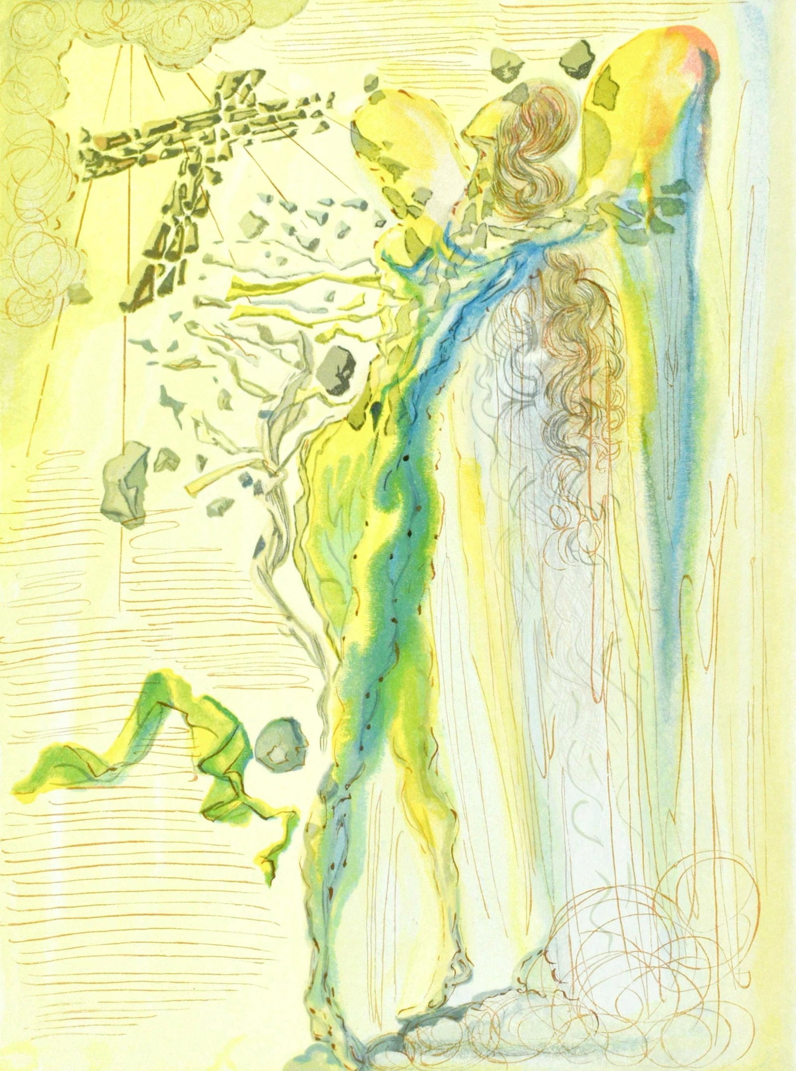 Salvador Dali, Le Paradis XII (Michler/Lopsinger 1039-1138; Field 189-200), La Divine Comedie, (1 of 4)