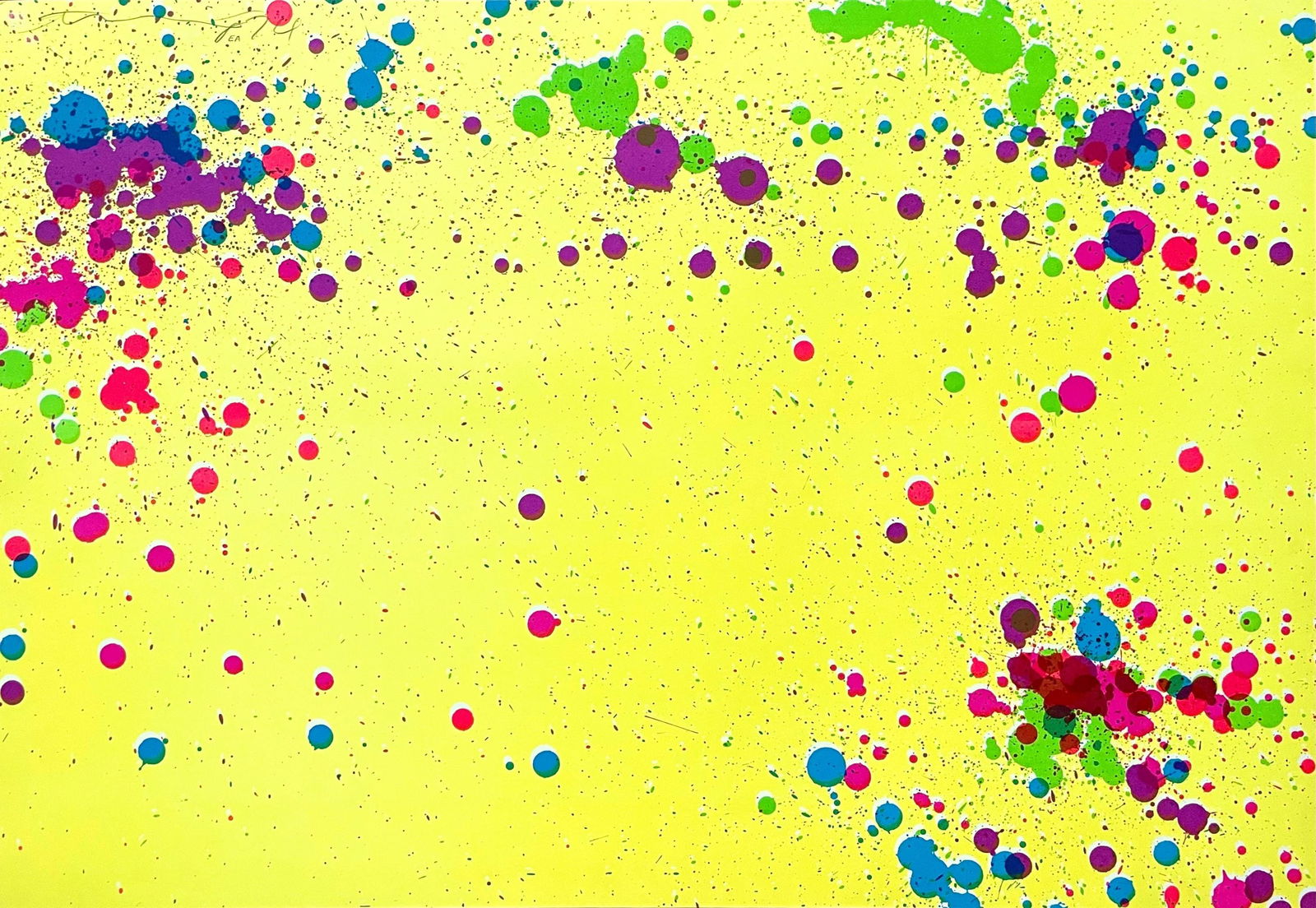 Walasse Ting, Composition, Limited Edition Lithograph (1 of 4)