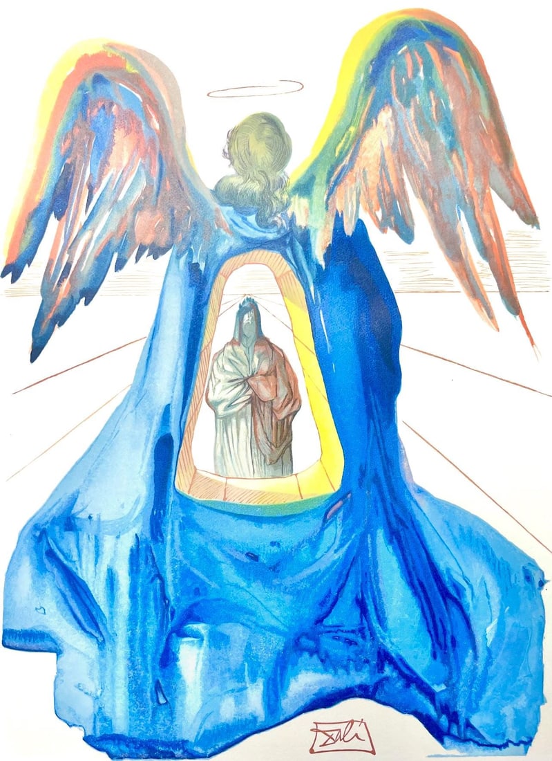 Salvador Dali, Fegefeuer XXXIII (Michler/Lopsinger 1039-1138; Field 189-200), Die Gottliche Komodie, (1 of 4)