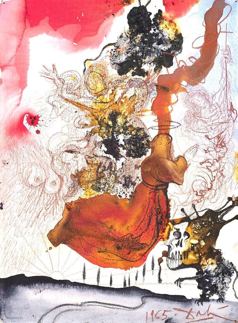 Salvador Dali, Composition (Michler/Lopsinger 1600; Field 69-3), Biblia Sacra, Limited Edition (1 of 4)