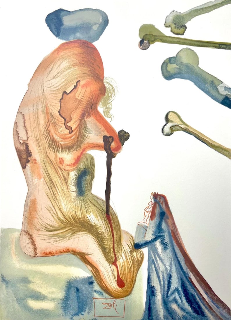 Salvador Dali, Holle XVIII (Michler/Lopsinger 1039-1138; Field 189-200), Die Gottliche Komodie, (1 of 4)