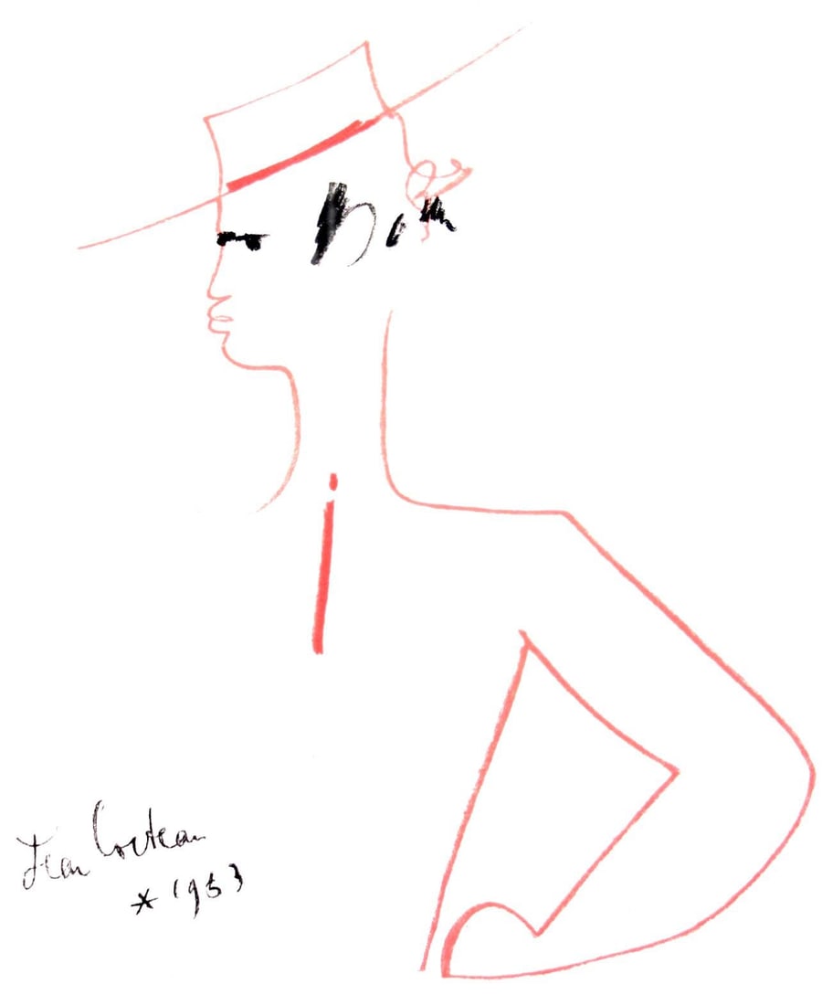 Jean Cocteau, Composition, Taureaux, Lithographies de Jean Cocteau, Limited Edition Lithograph (1 of 4)