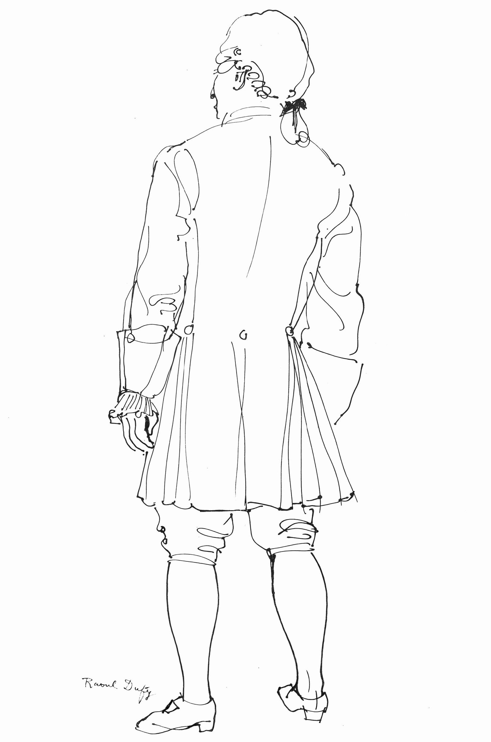 Raoul Dufy, Isaac Newton, Lettre a mon peintre Raoul Dufy, Limited Edition Lithograph (1 of 4)