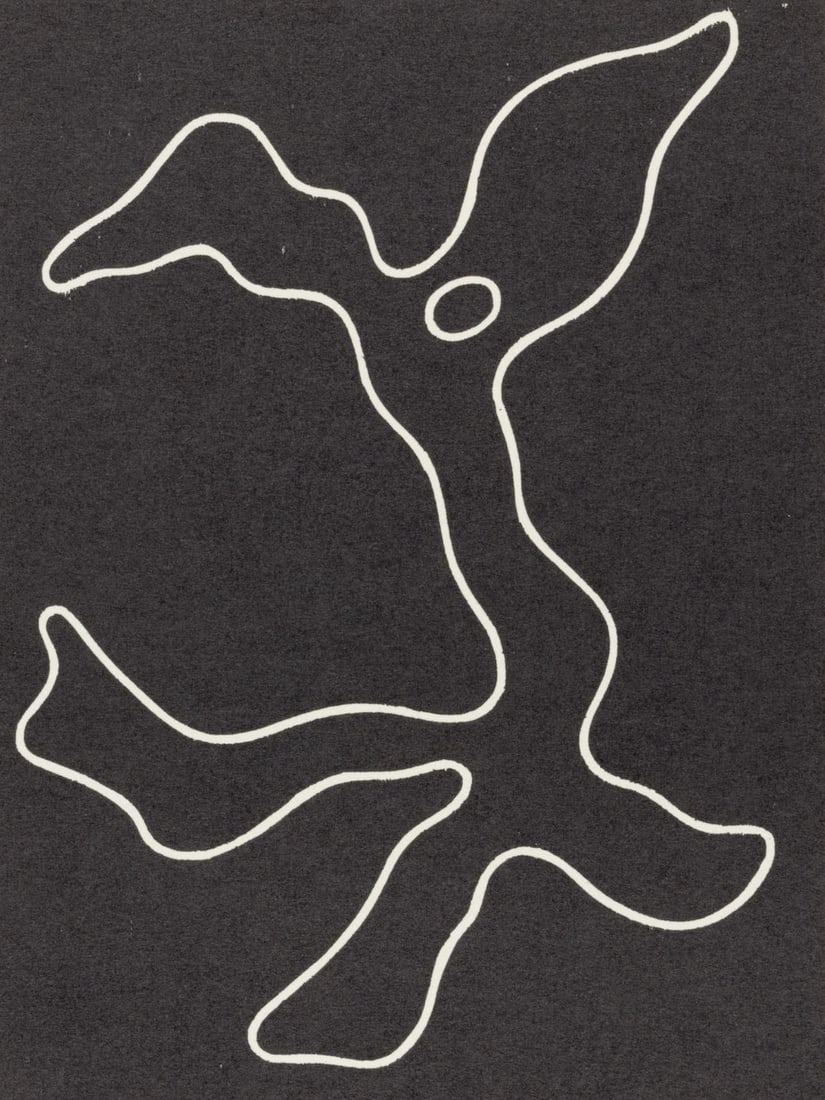 Hans Jean Arp, Composition (Arntz 148-175; Hagenbach A 25; Bolliger 54), Dreams and Projects,: Woodcut on velin d'Arches paper. Paper size: 11.25 x 8.875 inches. Excellent condition. Inscription: Unsigned and unnumbered, as issued. Notes: From the folio, Jean Arp, Dreams and Projects,