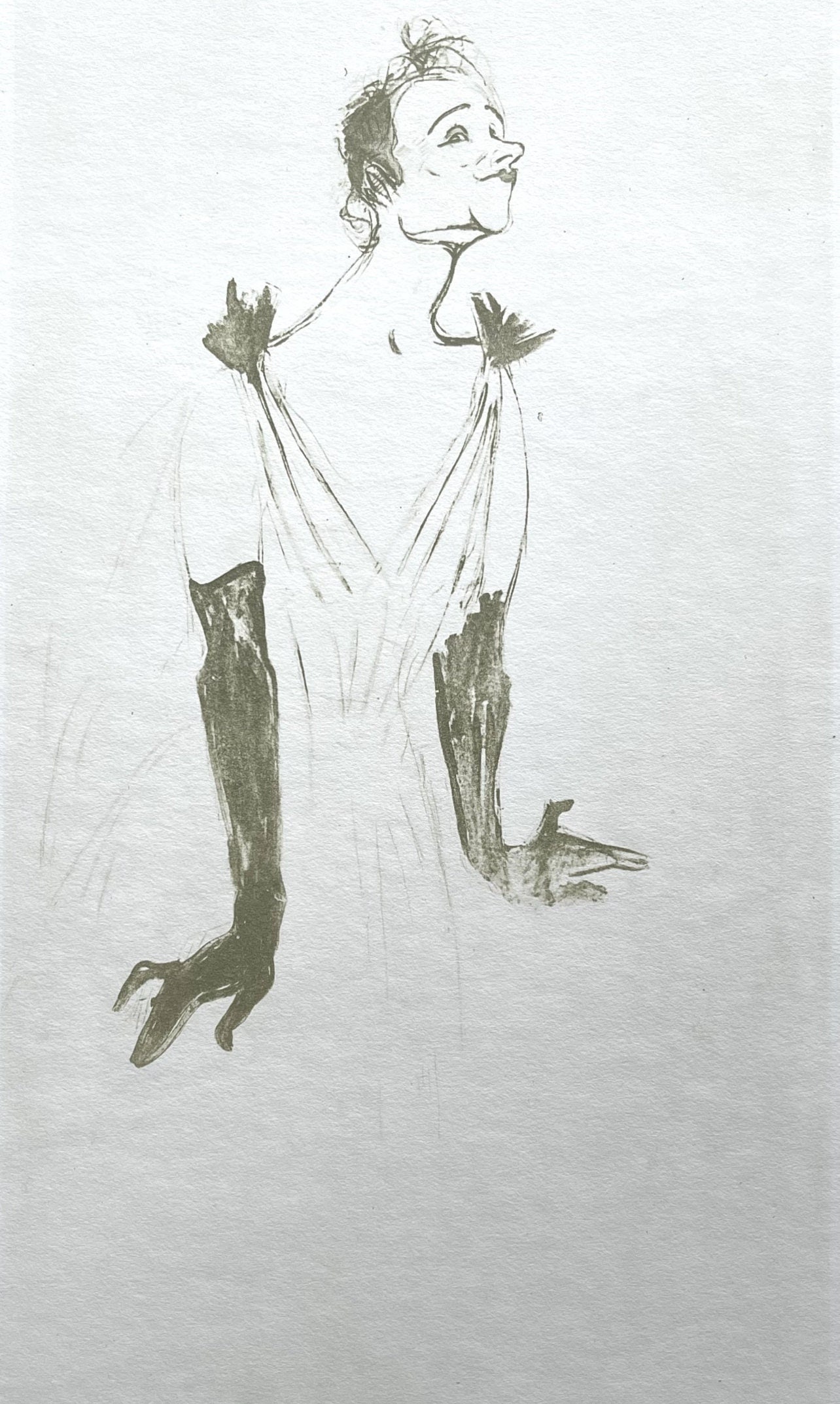 Henri de Toulouse-Lautrec, Composition, Yvette Guilbert vue par Toulouse-Lautrec, Limited Edition (1 of 4)