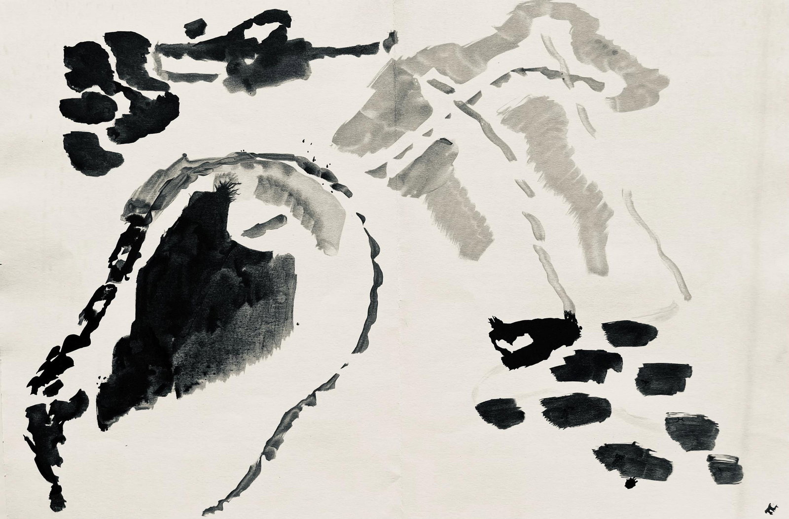 Pierre Tal-Coat, Composition, Derriere le miroir, Limited Edition Lithograph (1 of 4)