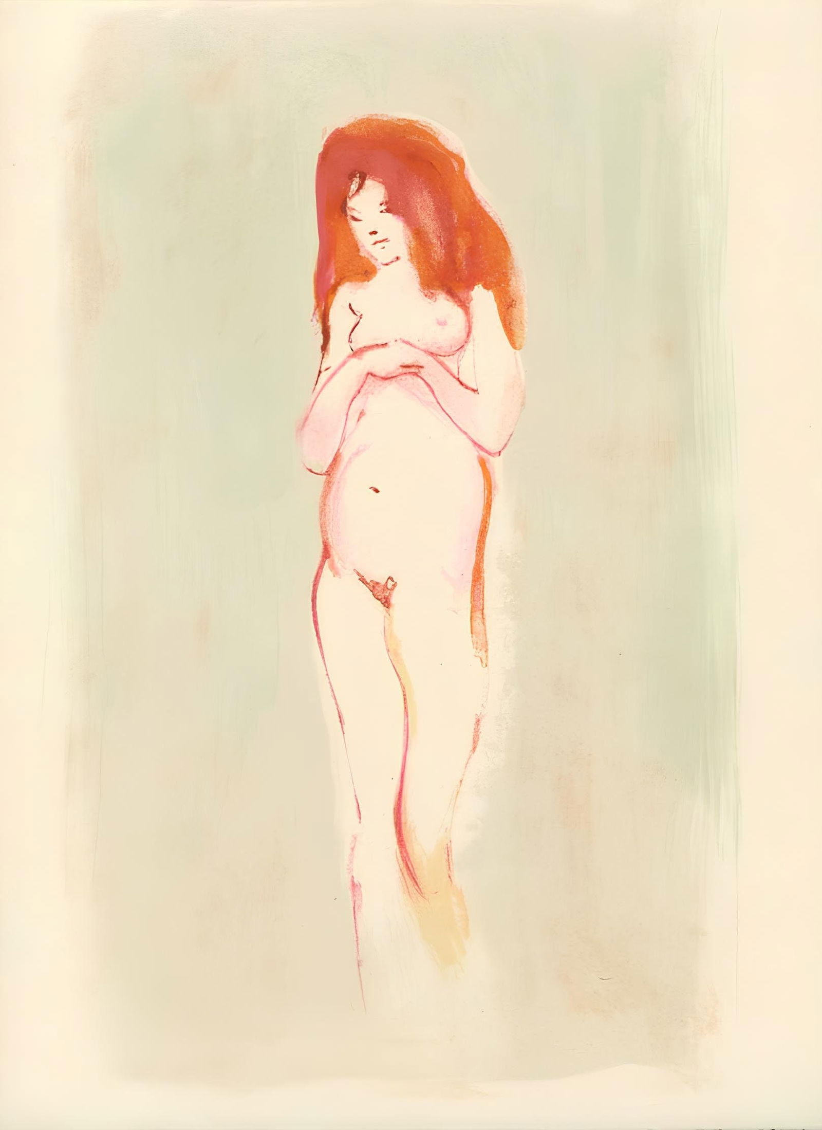 Leonor Fini, Composition, Parallelement, Limited Edition Lithograph (1 of 4)