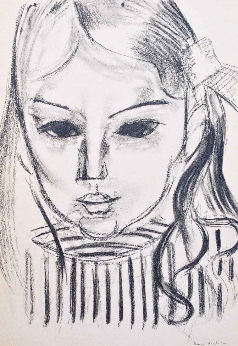 Henri Matisse, Cocoly Agelasto, Portraits par Henri Matisse, Limited Edition Heliogravure (1 of 4)