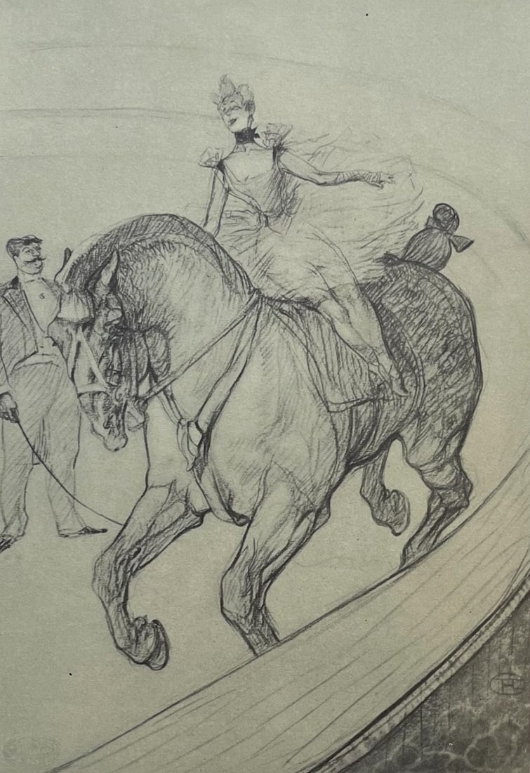 Henri de Toulouse-Lautrec, Bareback Rider, Henri de Toulouse-Lautrec, At the Circus, Limited Edition (1 of 4)