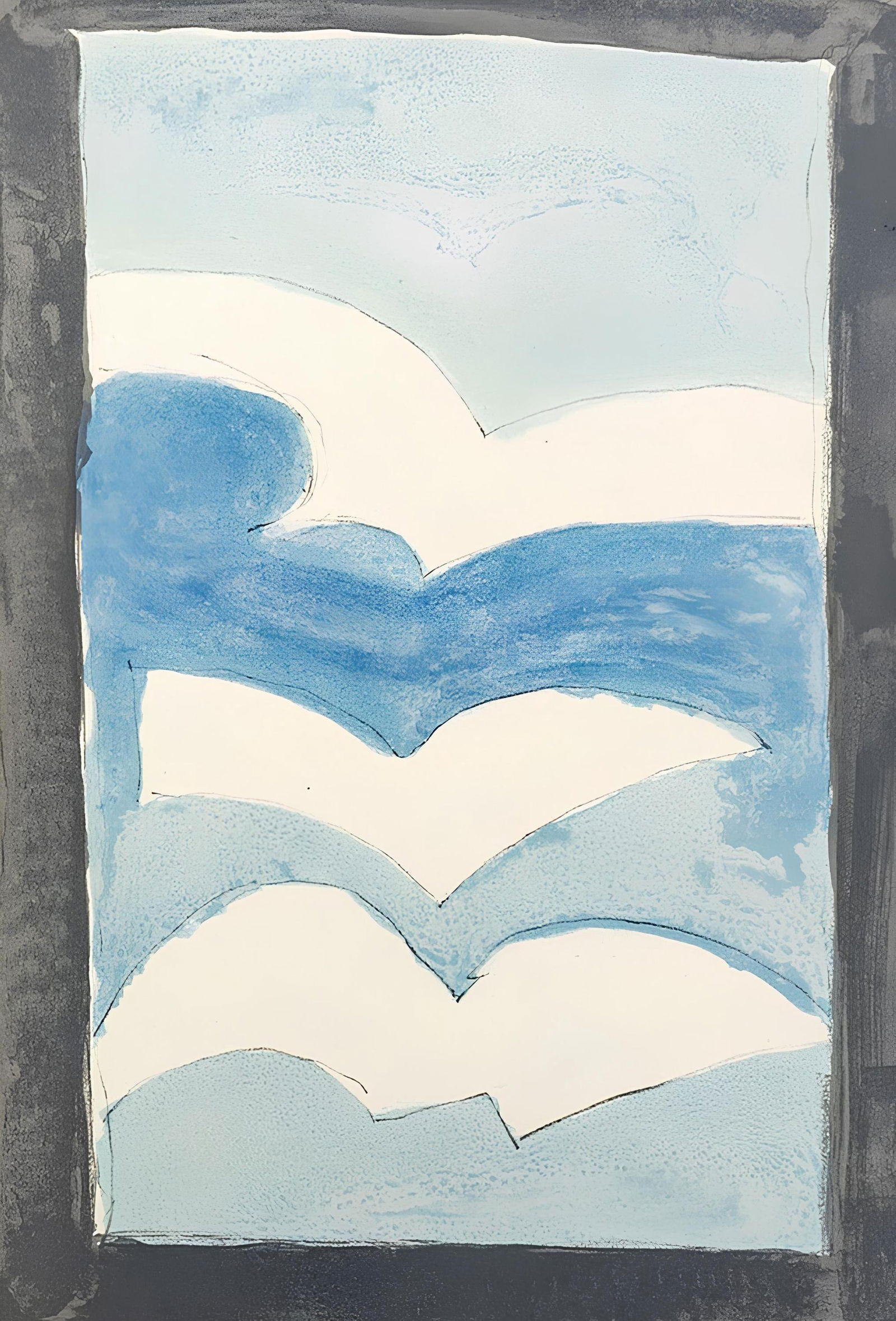 Georges Braque, Composition (Vallier 137), Resurrection de l'oiseau, Limited Edition Lithograph (1 of 4)