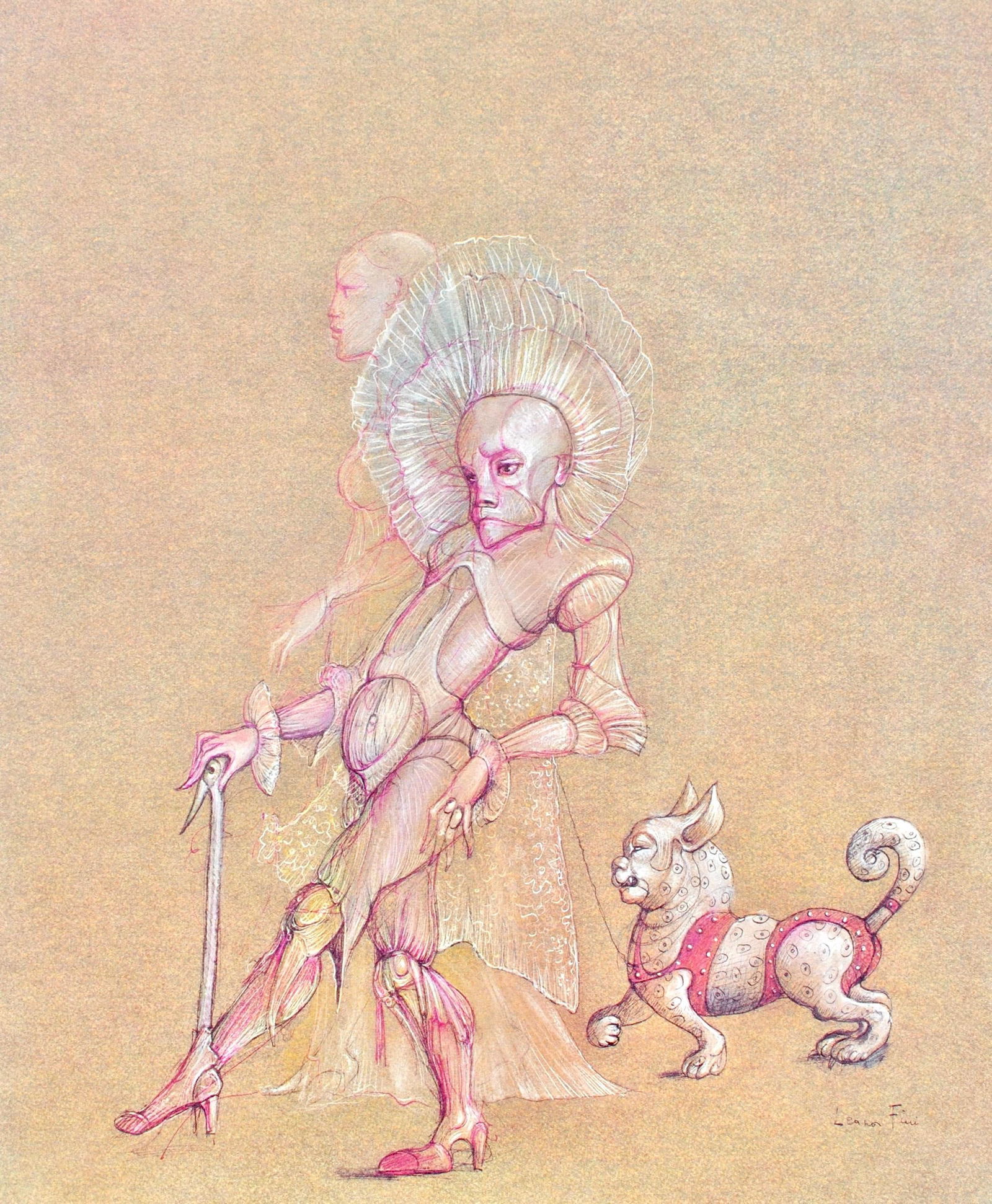 Leonor Fini, Composition, Fruits de la Passion, XXe siecle, Limited Edition Heliogravure (1 of 4)