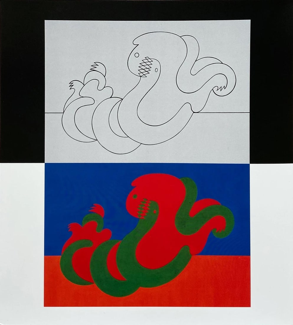 Victor Vasarely, Composition, Graphismes III, Limited Edition Heliogravure (1 of 4)