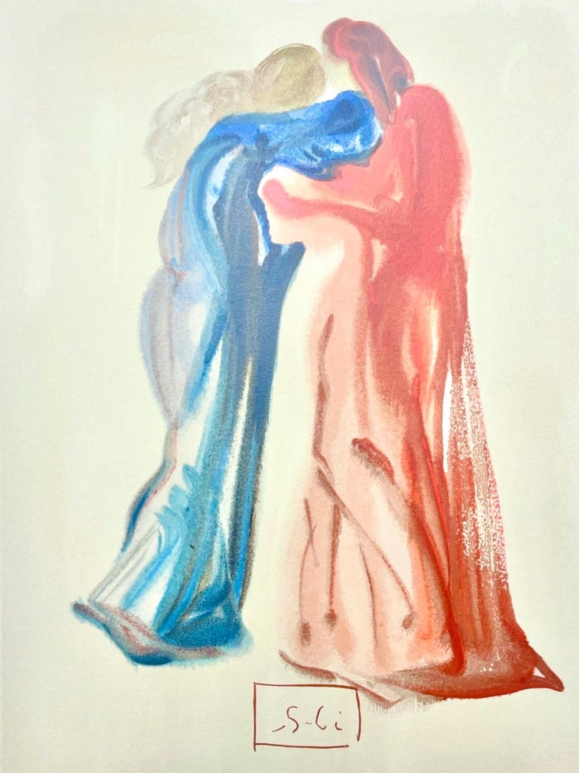 Salvador Dali, Fegefeuer XXIX (Michler/Lopsinger 1039-1138; Field 189-200), Die Gottliche Komodie, (1 of 4)