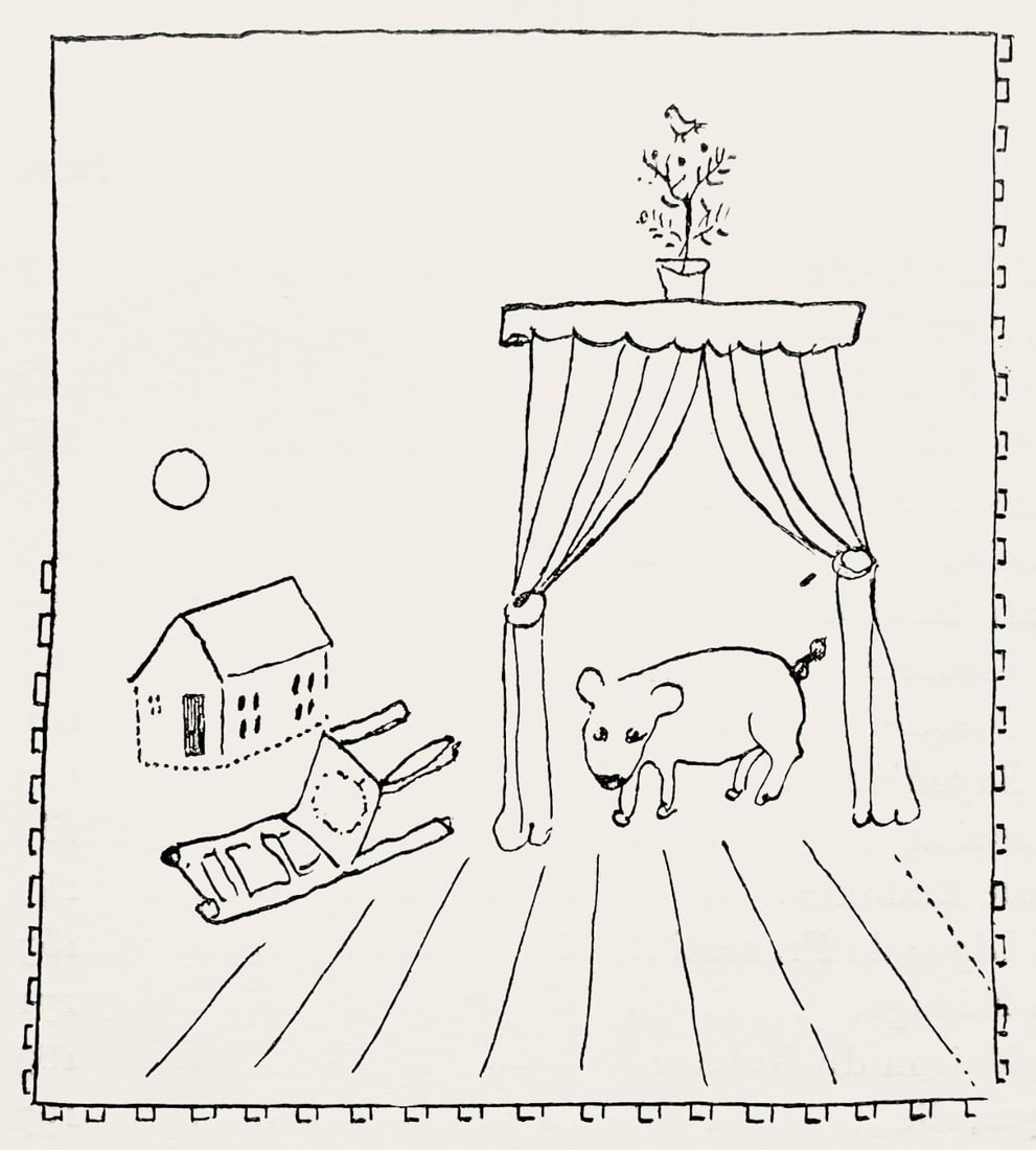 Marc Chagall, Composition, Suite Provinciale avec 92 dessins inedits de Marc Chagall, Limited (1 of 4)