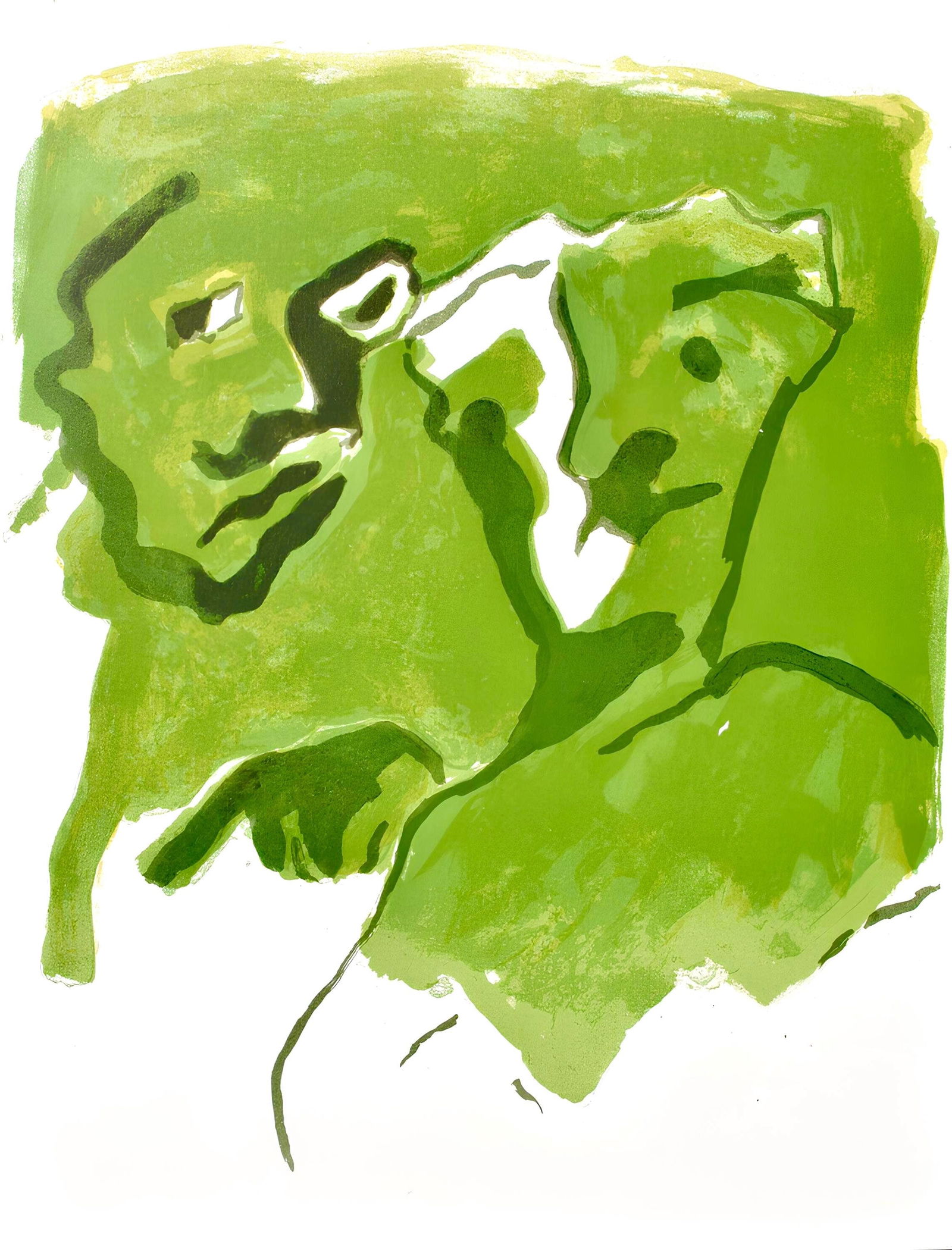 Francisco Bores, Composition, Œuvres completes d'Albert Camus, Limited Edition Lithograph: Lithograph on velin d'Arches filigrane paper. Paper Size: 11 x 8.5 inches. Excellent condition. Inscription: Unsigned and unnumbered, as issued. Notes: From the volume, Œuvres completes d'Albert Camu