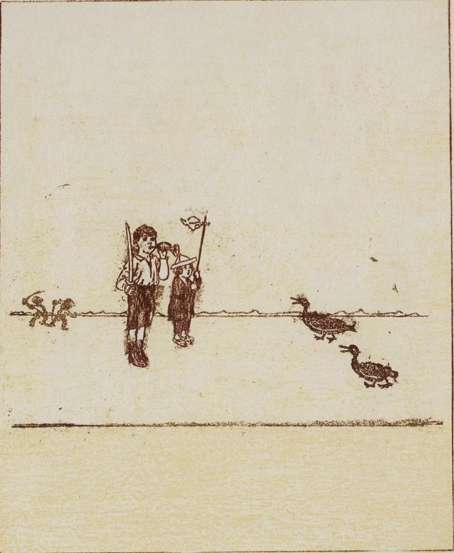 Max Ernst, Composition (Spies/Leppien 218), La Ballade du Soldat, Limited Edition Lithograph (1 of 4)