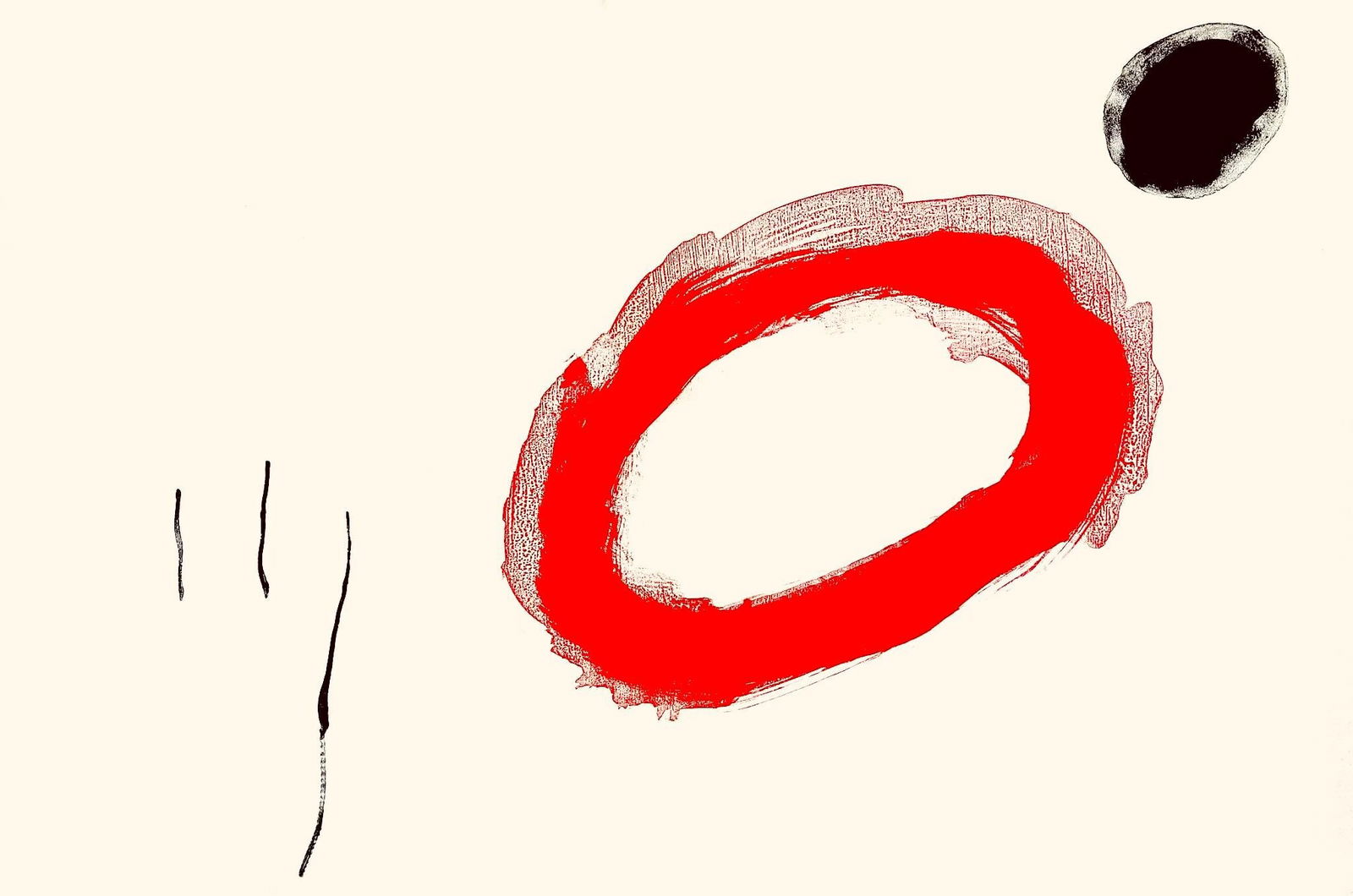 Joan Miro, The Ring (Mourlot 299), Derriere le miroir, Limited Edition Lithograph (1 of 4)