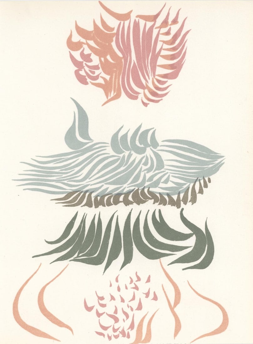 Jacques Herold, Composition, XXe siecle, Limited Edition Lithograph (1 of 4)