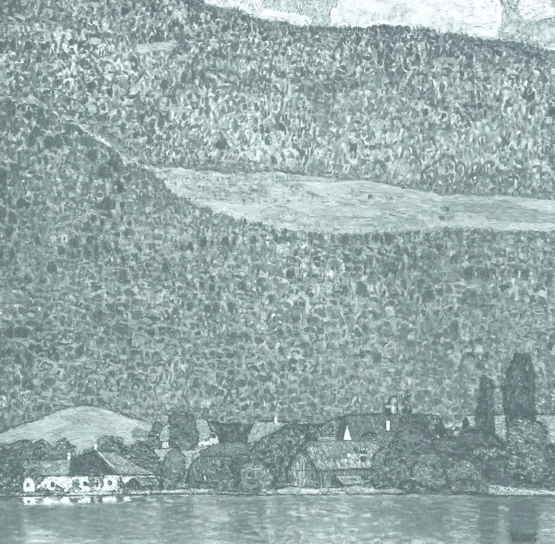 Gustav Klimt, Unterach am Attersee, from Eine Nachlese, Limited Edition Heliogravure and Collotype, (1 of 4)