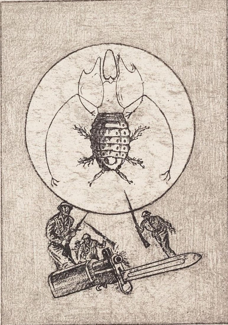 Max Ernst, Composition (Spies/Leppien 218), La Ballade du Soldat, Limited Edition Lithograph (1 of 4)