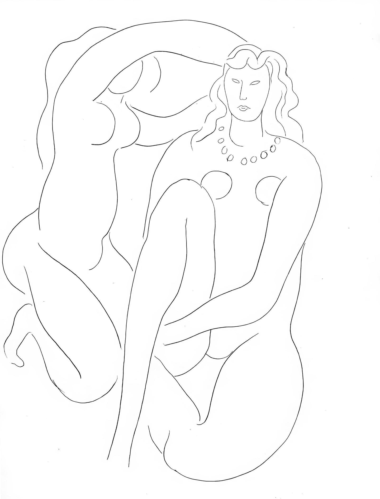 Henri Matisse, Cantique de Saint Jean, Poesies de Stephane Mallarme, Limited Edition Lithograph: Lithograph on velin papier bouffant des Papeteries de Casteljaloux paper. Paper Size: 11.02 x 8.46 inches. Inscription: Unsigned and unnumbered, as issued. Condition: Very good/excellent, consistent