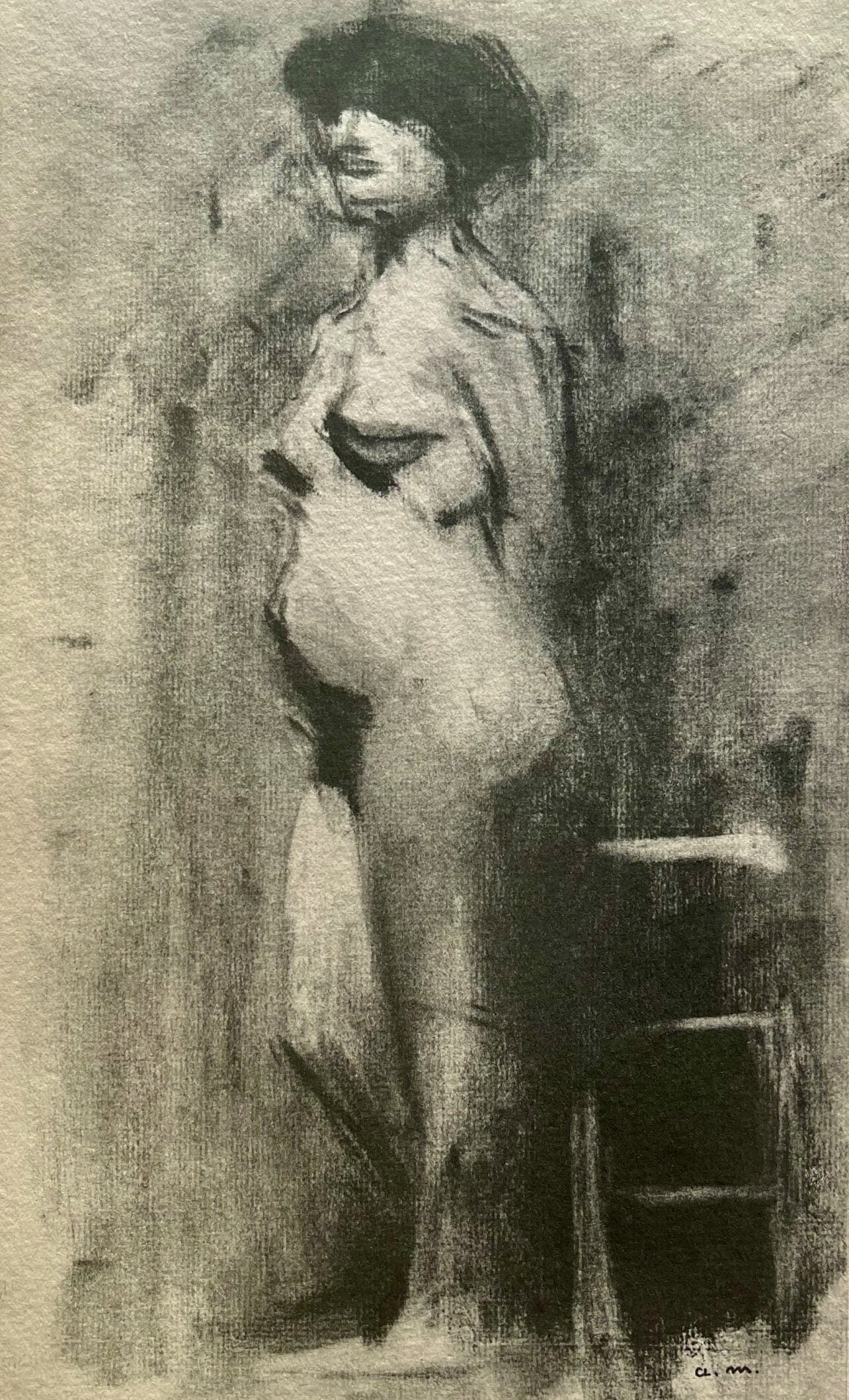 Albert Marquet, Nu. Fusain, Marquet, Limited Edition Lithograph (1 of 4)