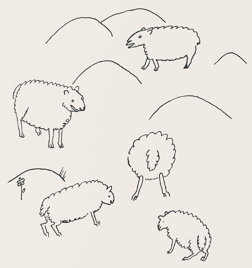 Alexander Calder, Composition, A Bestiary, Limited Edition Letterpress Print (1 of 4)