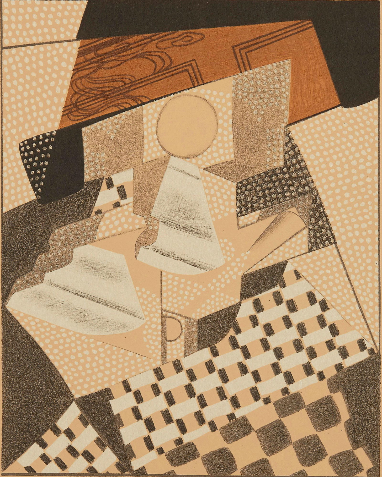 Juan Gris, Loupiere (Kahnweiler 1969), Au Soleil du Plafond, Limited Edition Lithograph (1 of 4)