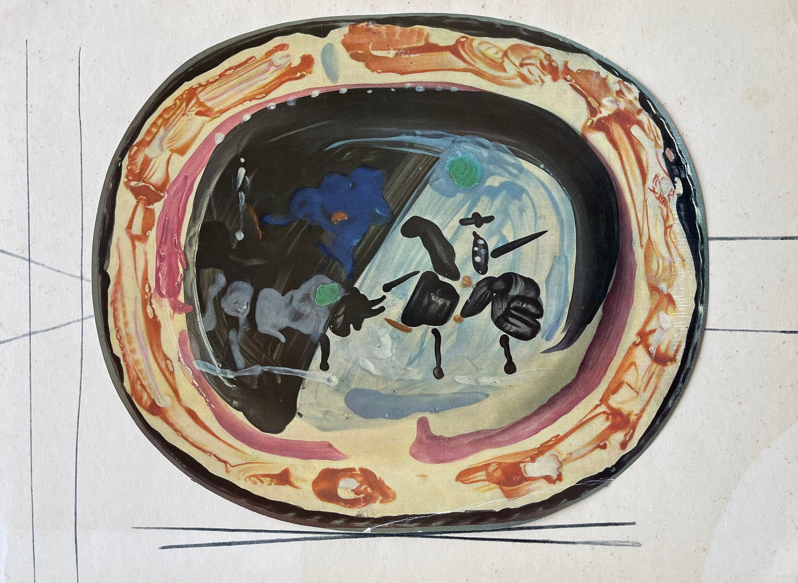 Pablo Picasso, etude pour la ceramique, Ceramiques de Picasso (Orozco 105), Limited Edition (1 of 4)