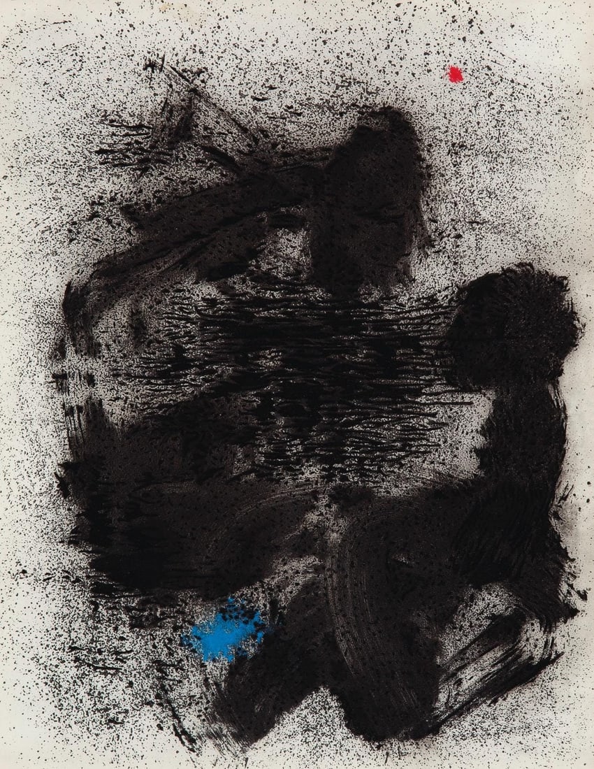 Joan Miro, Composition (Cramer 69; Dupin 292; Mourlot 286-294), Miro 1959-1960, Limited Edition (1 of 4)