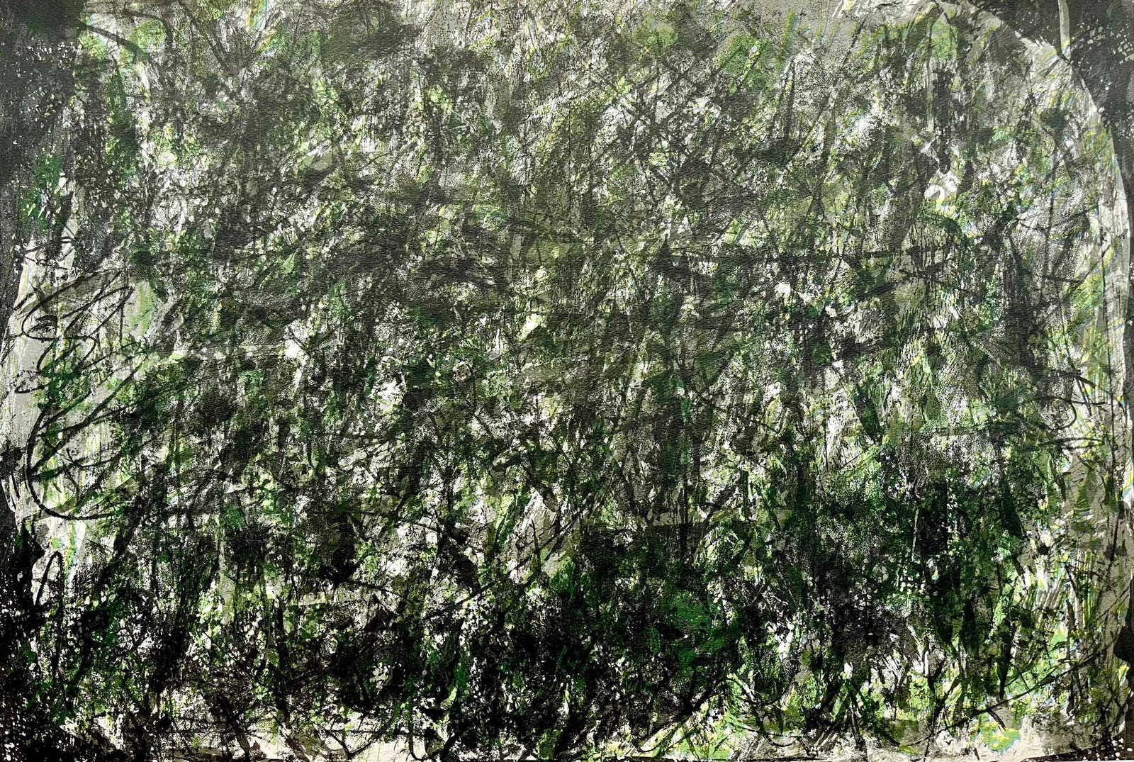 Francois Fiedler, Composition, Derriere le miroir, Limited Edition Lithograph (1 of 4)