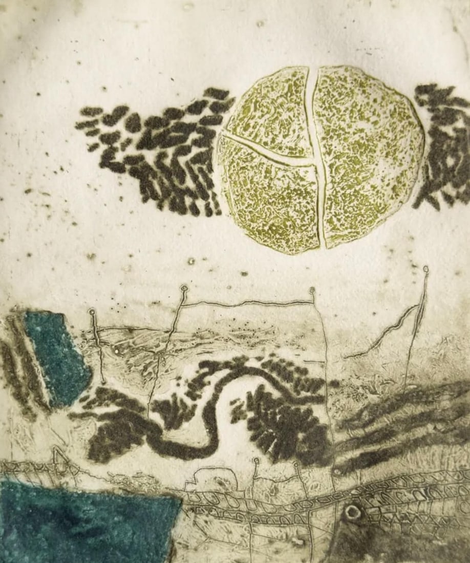 James Coignard, Composition, L'amour du plus lointain, Limited Edition Engraving (1 of 4)