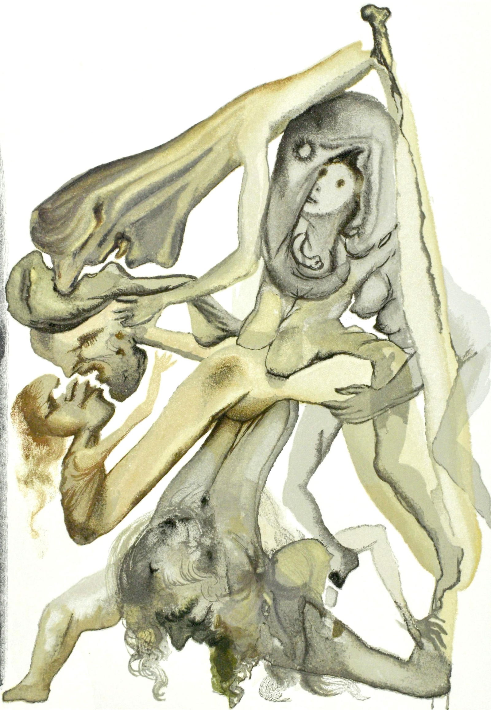 Salvador Dali, L'Enfer IV (Michler/Lopsinger 1039-1138; Field 189-200), La Divine Comedie, Limited (1 of 4)