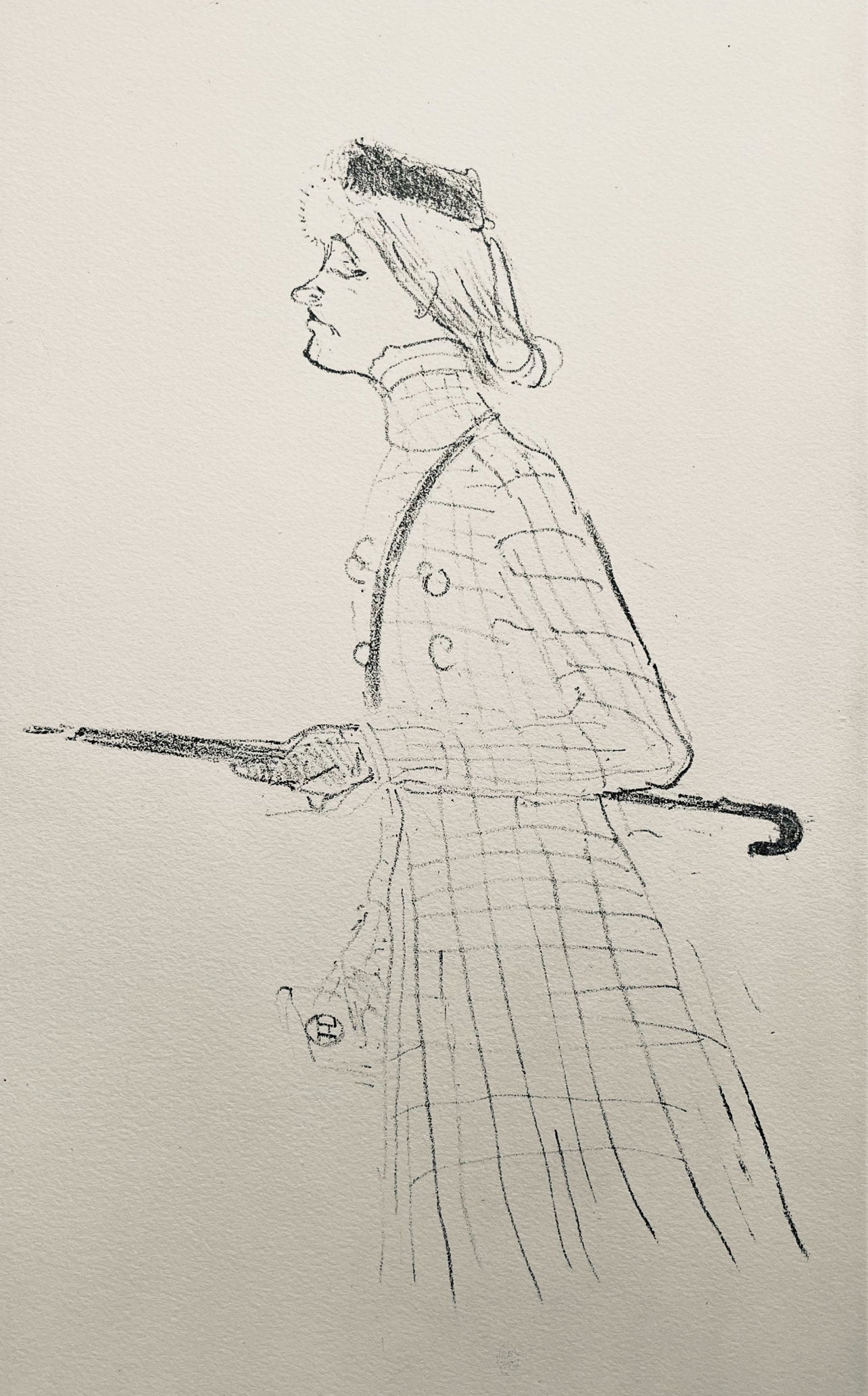 Henri de Toulouse-Lautrec, Composition, Yvette Guilbert vue par Toulouse-Lautrec, Limited Edition (1 of 4)