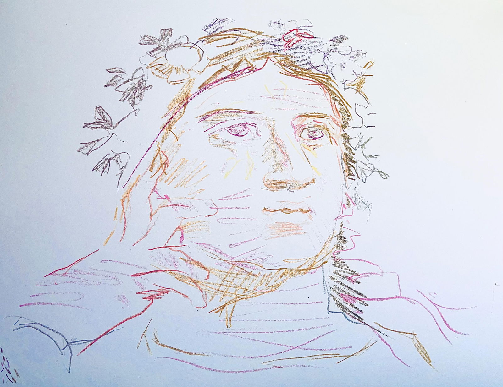 Oskar Kokoschka, Composition, Skizzenbuch der Italienischen Reise 1963, Limited Edition Lithograph (1 of 4)