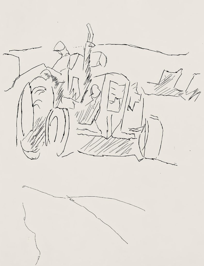 Jacques Villon, Composition (Ginestet/Pouillon 42-64), Hesiode, Les Travaux et les Jours, Limited (1 of 4)