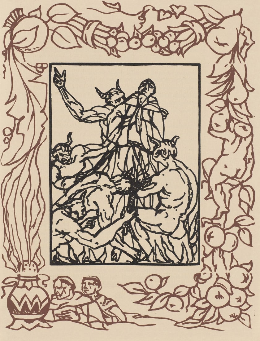 Emile Bernard, Composition (Morane, No. 100), Les Petites Fleurs de St. Francoise, Limited Edition (1 of 4)