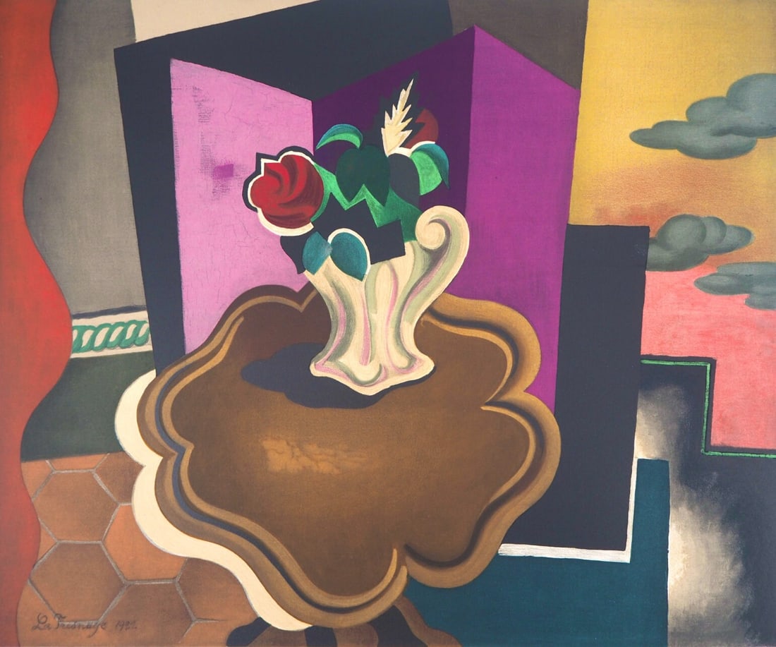 Roger de La Fresnaye, La table Louis-Philippe, Roger de La Fresnaye, Collection Pierre Levy, Limited (1 of 4)