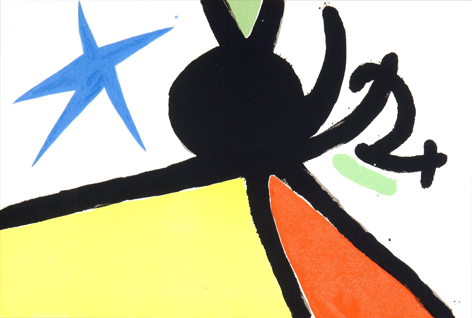 Joan Miro, Composition (Mourlot 872-881; Cramer 164), El tapis de Tarragona, Limited Edition (1 of 4)