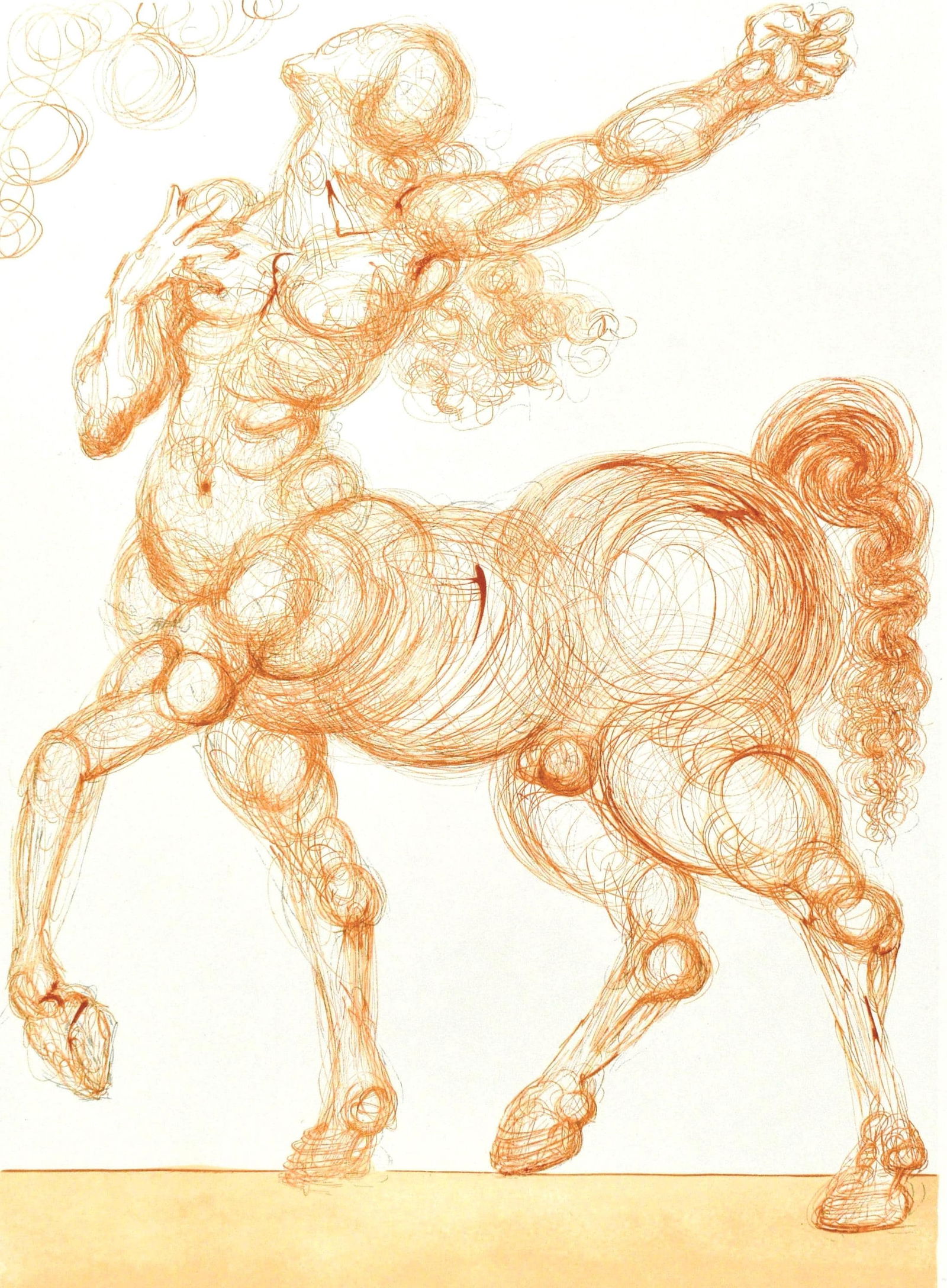 Salvador Dali, L'Enfer XXV (Michler/Lopsinger 1039-1138; Field 189-200), La Divine Comedie, Limited (1 of 4)