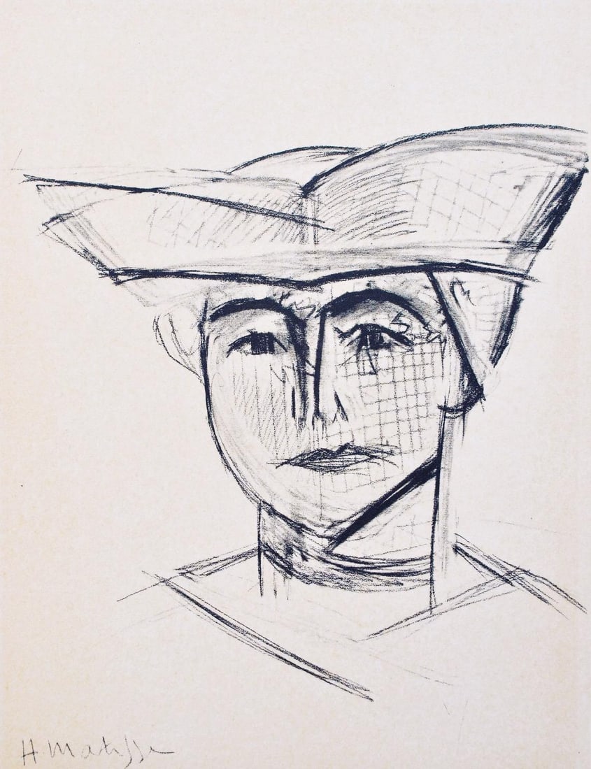 Henri Matisse, Madame H. Matisse, Portraits par Henri Matisse, Limited Edition Heliogravure (1 of 4)