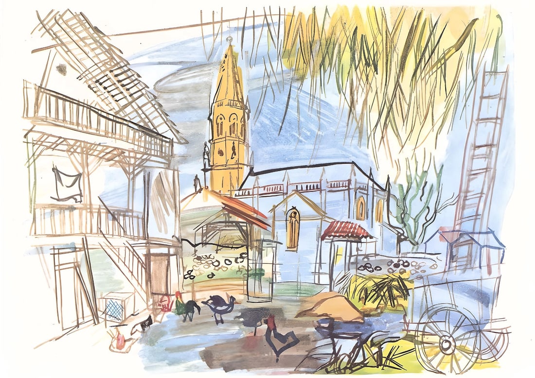 Raoul Dufy, La ferme de Lestel, Vacances forcees (1 of 4)