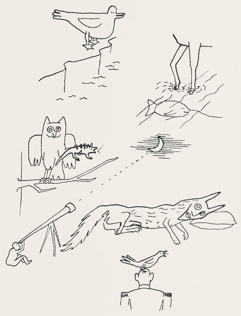 Alexander Calder, Composition, A Bestiary, Limited Edition Letterpress Print (1 of 4)