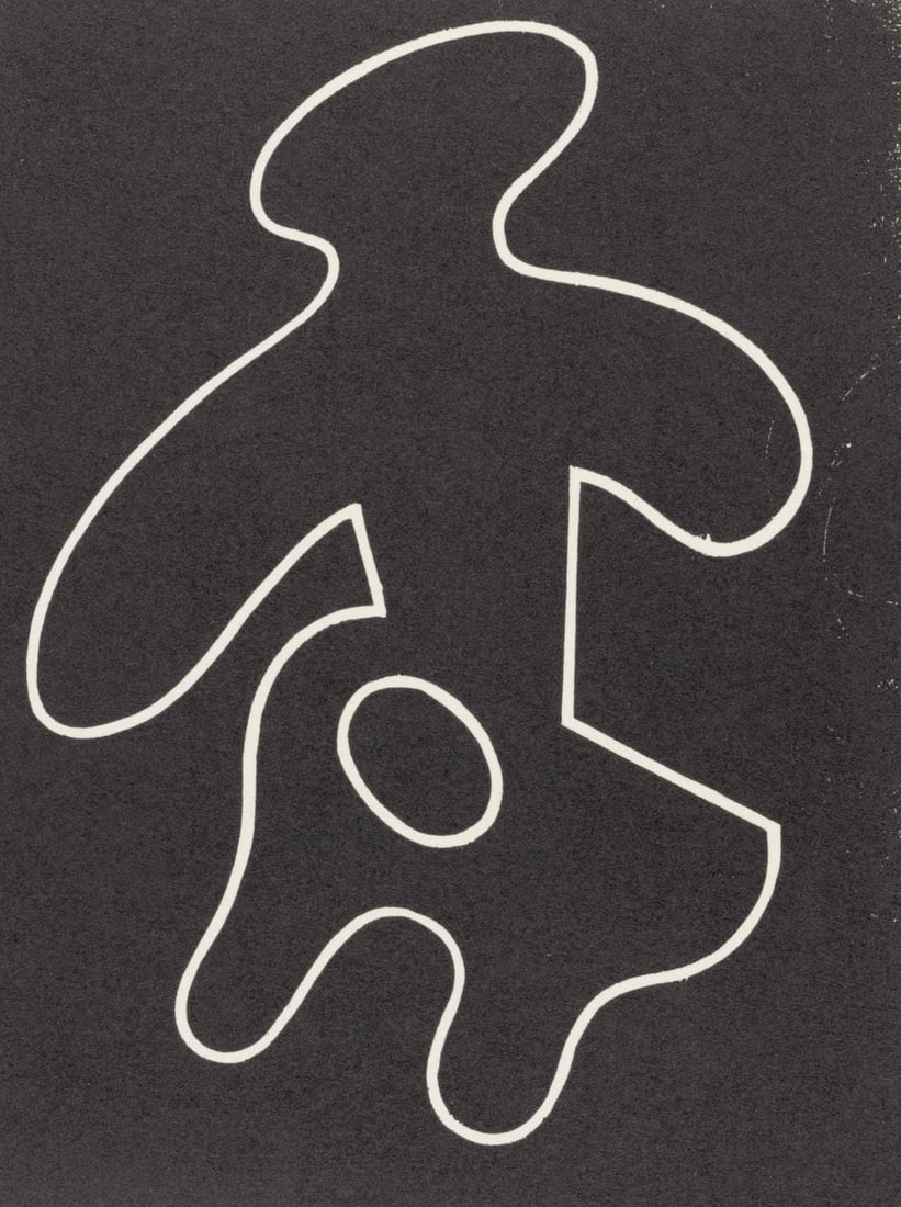 Hans Jean Arp, Composition (Arntz 148-175; Hagenbach A 25; Bolliger 54), Dreams and Projects,: Woodcut on velin d'Arches paper. Paper size: 11.25 x 8.875 inches. Excellent condition. Inscription: Unsigned and unnumbered, as issued. Notes: From the folio, Jean Arp, Dreams and Projects, 1951-1952